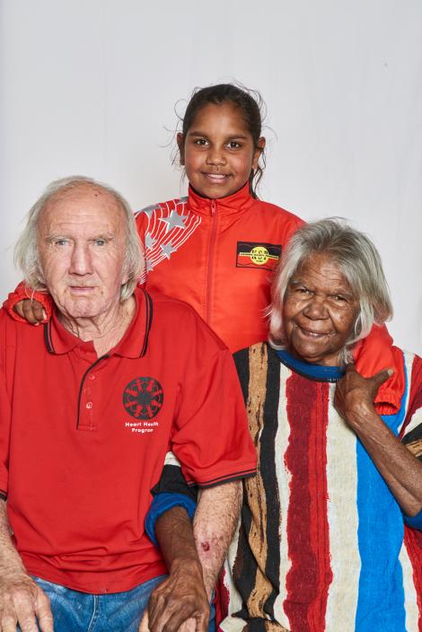 Potrait of Ron, Helen (Ing) and Sedeena